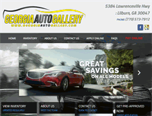 Tablet Screenshot of georgiaautogallery.com